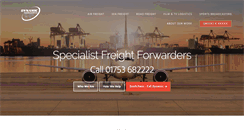 Desktop Screenshot of dynamic-freight-shipping.co.uk