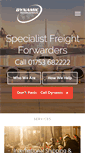Mobile Screenshot of dynamic-freight-shipping.co.uk